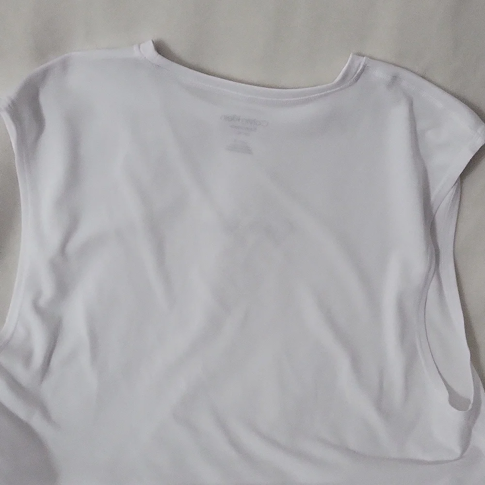 Calvin Klein Men's White Muscle Tee